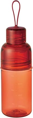 KINTO 480Ml Red Lightweight Workout Bottle - Dishwasher Safe Sports Bottle