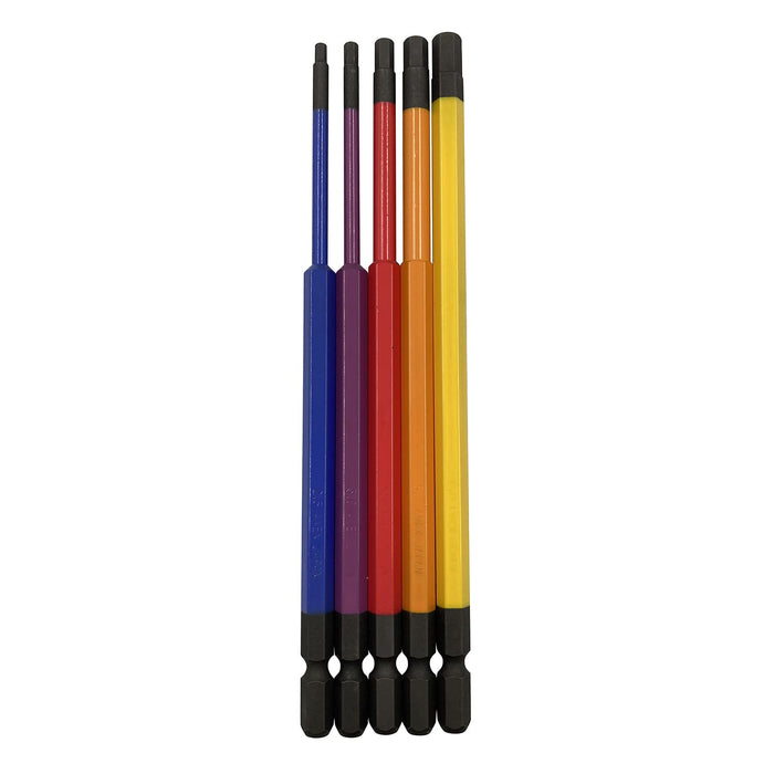 Anex Hex Wrench Set 2.5/3/4/5/6mm 150mm Single Head with Storage-Kiichin - The #1 Place for Japanese Goods in Your Hand!