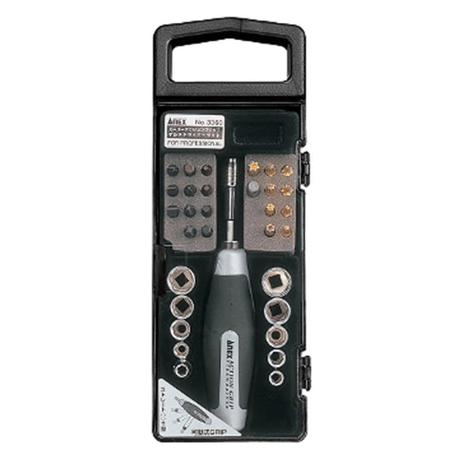Anex No. 3360 Multi-Maintenance Set with Interchangeable Driver Grip and Case-Kiichin - The #1 Place for Japanese Goods in Your Hand!