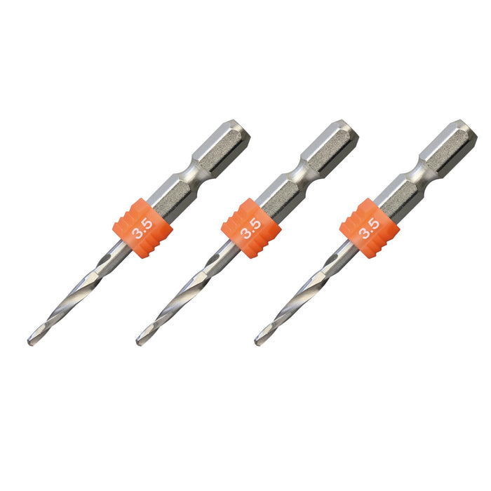 Anex Short 3-Piece 3.5mm Grip Drill Bit Set - Anex Tool AGKS3-035-Kiichin - The #1 Place for Japanese Goods in Your Hand!