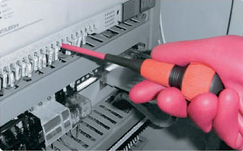 Anex Insulated Ball Grip Screwdriver +2 X 100 No. 7800 6 Pieces Set-Kiichin - The #1 Place for Japanese Goods in Your Hand!
