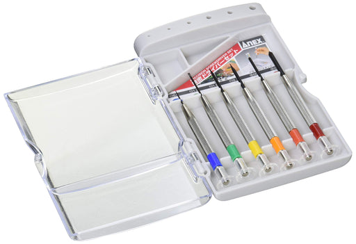 Anex Precision Screwdriver Set of 6 - Anex Tool No. 800-Kiichin - The #1 Place for Japanese Goods in Your Hand!