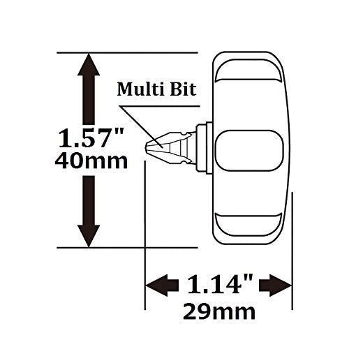 Anex No. 62 Starby Wide Handle Interchangeable Screwdriver Set - 5 Bits Annex Stool-Kiichin - The #1 Place for Japanese Goods in Your Hand!