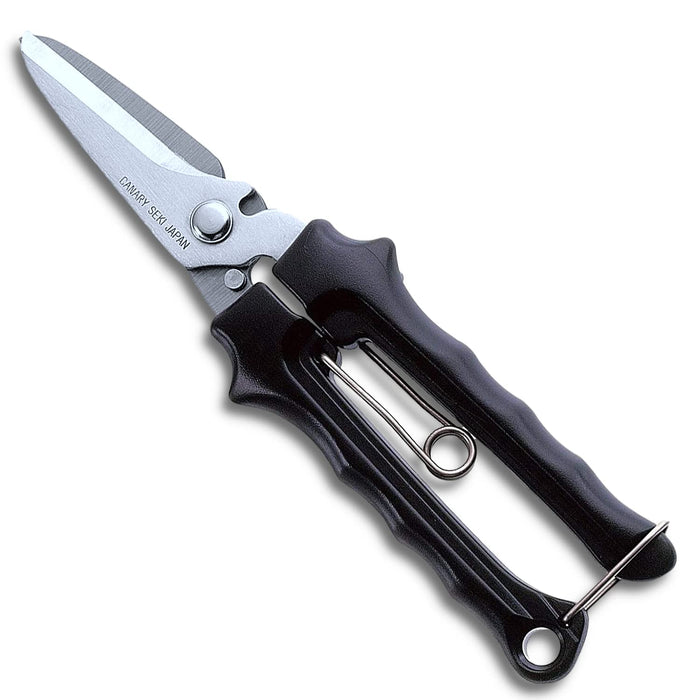 Hasegawa Knives Black Arm Wrestler Hard Snip Knife Scissors Naw-195-Kiichin - The #1 Place for Japanese Goods in Your Hand!