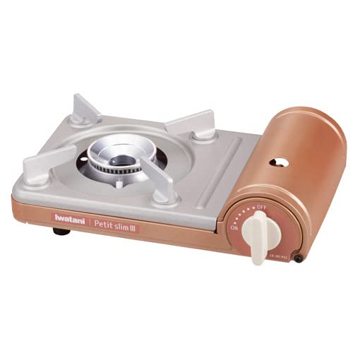 Iwatani Cassette Stove Petit Slim 3 Metallic Coral Portable Made in Japan-Kiichin - The #1 Place for Japanese Goods in Your Hand!