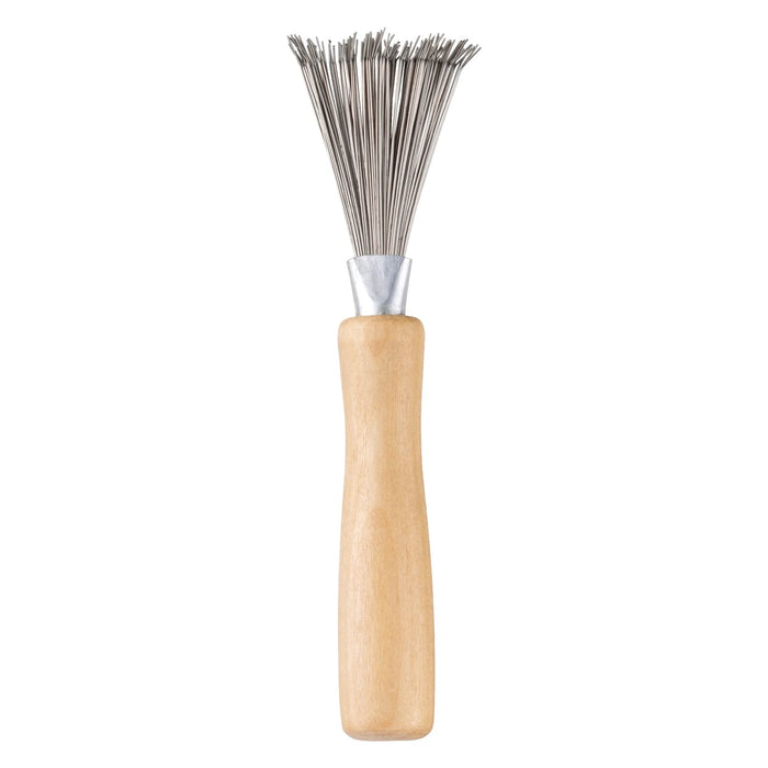 Hairbrush Cleaning Brush Brown - Hair Remover & Cleaner by Kai Corporation