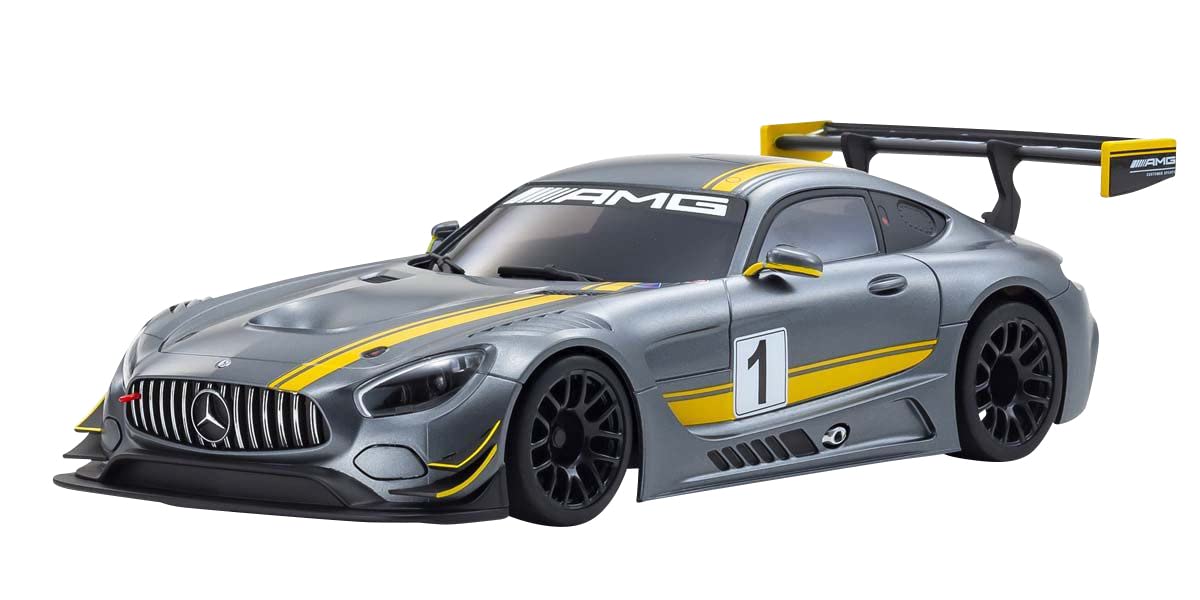 Kyosho Asc MR03W-MM Mercedes AMG GT3 Gray/Yellow MZP247GY-Kiichin - The #1 Place for Japanese Goods in Your Hand!