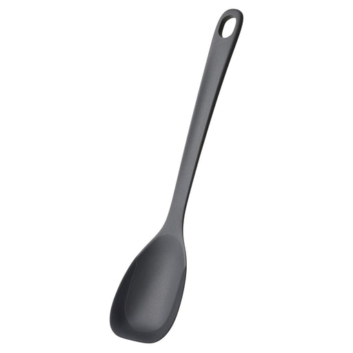 Marna Dark Gray Silicone Spoon Spatula for Stir-Frying with Flat Handle-Kiichin - The #1 Place for Japanese Goods in Your Hand!