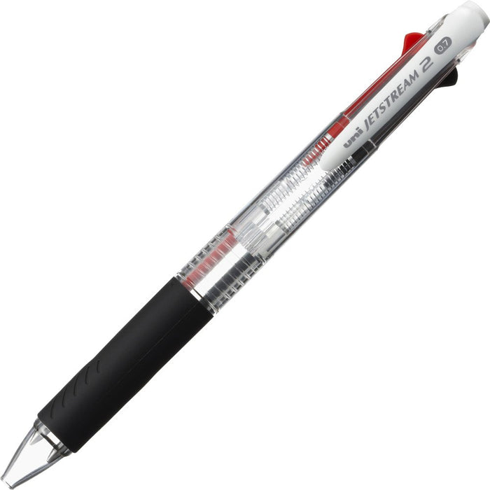 Mitsubishi Pencil Jet Stream 2-Color Ballpoint Pen 0.7 Transparent Easy to Write 10 Pack-Kiichin - The #1 Place for Japanese Goods in Your Hand!