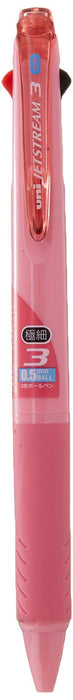 Mitsubishi Pencil Jet Stream 3 Color Ballpoint Pen 0.5 Easy Write Baby Pink-Kiichin - The #1 Place for Japanese Goods in Your Hand!