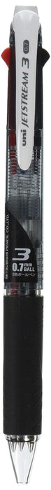 Mitsubishi Pencil Jet Stream 3-Color 0.7 Ballpoint Pen Transparent Black Easy to Write-Kiichin - The #1 Place for Japanese Goods in Your Hand!
