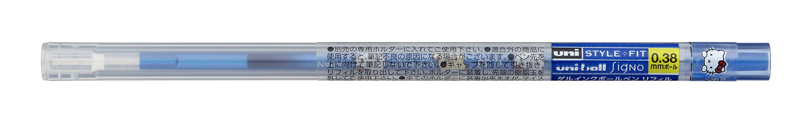 Mitsubishi Pencil Hello Kitty Style Fit Ballpoint Pen with 0.38mm Blue Refill-Kiichin - The #1 Place for Japanese Goods in Your Hand!