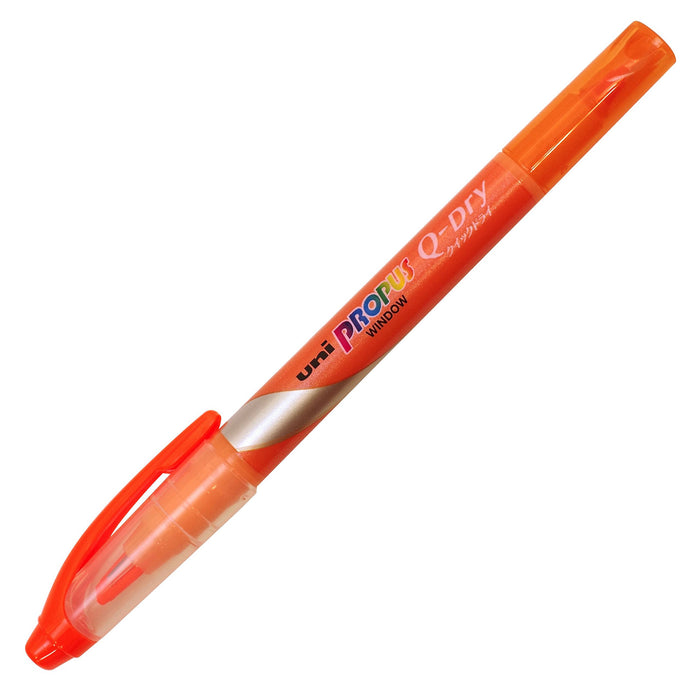 Mitsubishi Pencil Quick Dry Orange Highlighter - Propus Pus138T.4-Kiichin - The #1 Place for Japanese Goods in Your Hand!