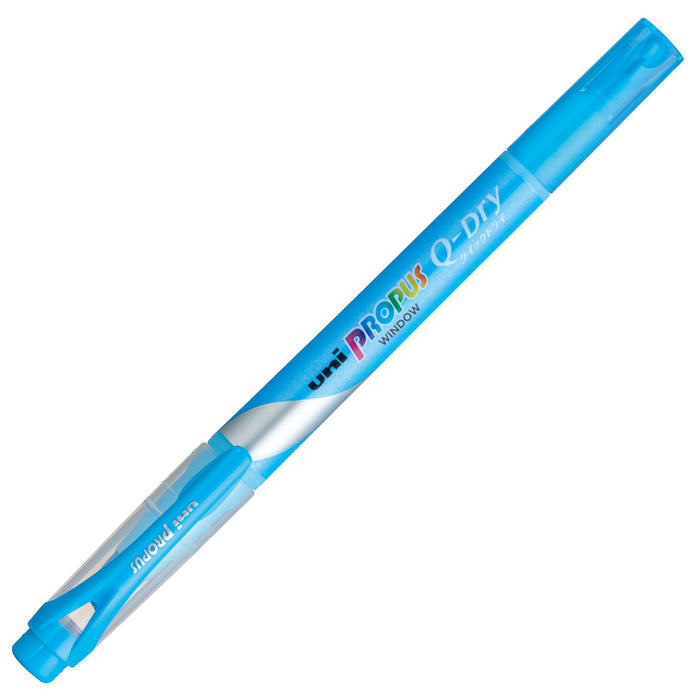 Mitsubishi Pencil Propus Quick Dry Sky Blue Highlighter - Pack of 10-Kiichin - The #1 Place for Japanese Goods in Your Hand!