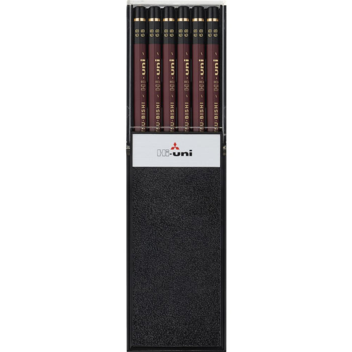 Mitsubishi Pencil High Uni 6B - Premium Quality Pack of 12-Kiichin - The #1 Place for Japanese Goods in Your Hand!