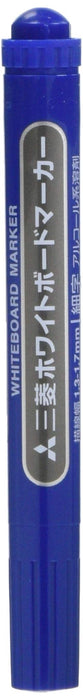 Mitsubishi Pencil Whiteboard Fine Point Marker Blue Round Core Pack of 10-Kiichin - The #1 Place for Japanese Goods in Your Hand!
