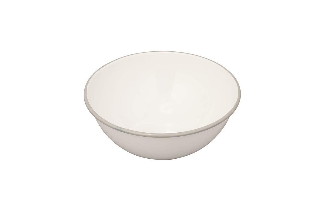 Noda Horo Enamel Bowl 20cm Gray Made in Japan BO-20GY Durable Kitchenware