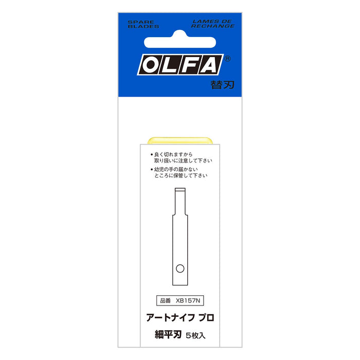 Olfa Professional Art Knife Replacement Blades - 5 Piece Thin Flat Blade Pen Type Cutter XB157N-Kiichin - The #1 Place for Japanese Goods in Your Hand!