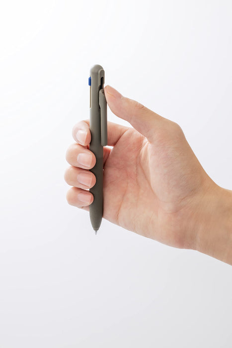 Pentel Calme 3-Color 0.7mm Ballpoint Pen in Khaki - BXAC37D Model-Kiichin - The #1 Place for Japanese Goods in Your Hand!