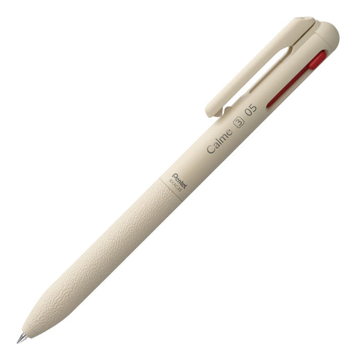 Pentel Calme 3-Color Ballpoint Pen 0.5mm Beige - Bxac35H Series-Kiichin - The #1 Place for Japanese Goods in Your Hand!