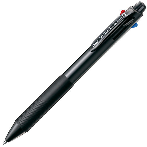 Pentel Vicuna 4-Color 0.7mm Ballpoint Pen in Black - BXC47A-Kiichin - The #1 Place for Japanese Goods in Your Hand!