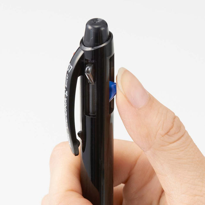 Pentel Vicuna 4-Color 0.7mm Ballpoint Pen in Black - BXC47A-Kiichin - The #1 Place for Japanese Goods in Your Hand!