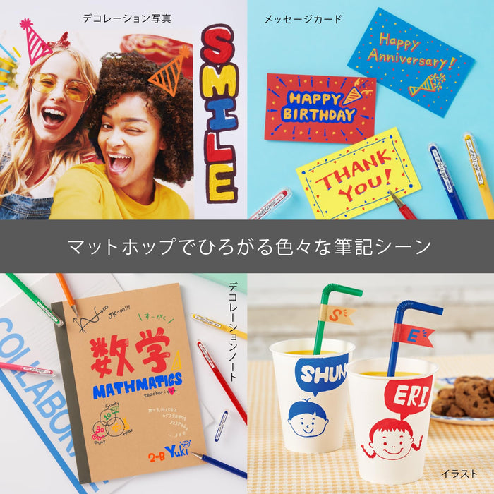 Pentel 10-Piece Matte Hop Black Color Ballpoint Pen Set K110-Va-Kiichin - The #1 Place for Japanese Goods in Your Hand!