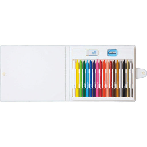 Pentel 18-Color Crayon Colored Pencil GC1-18D Set-Kiichin - The #1 Place for Japanese Goods in Your Hand!