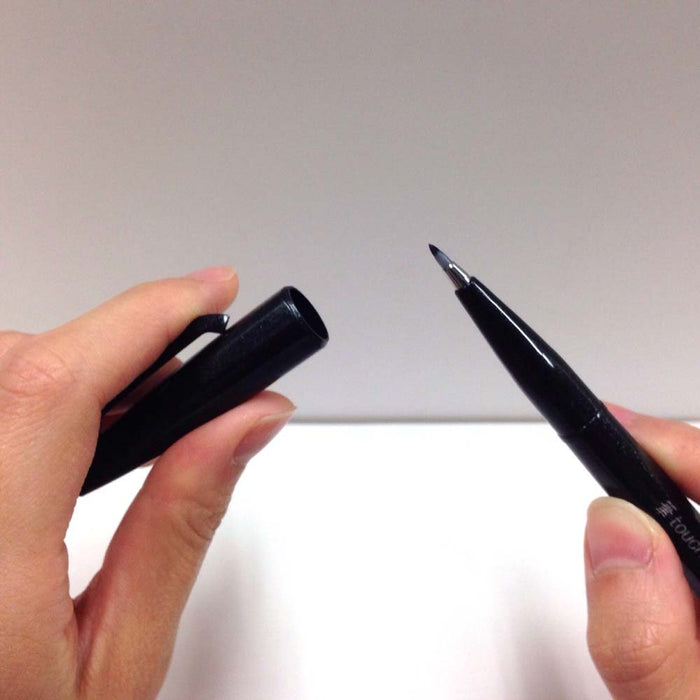 Pentel 12-Color Set Felt-Tip Pen Brush Touch SES15C-12-Kiichin - The #1 Place for Japanese Goods in Your Hand!