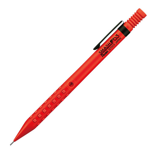 Pentel Smash 0.3mm Red Mechanical Pencil Q1003-B for Precision Drawing-Kiichin - The #1 Place for Japanese Goods in Your Hand!