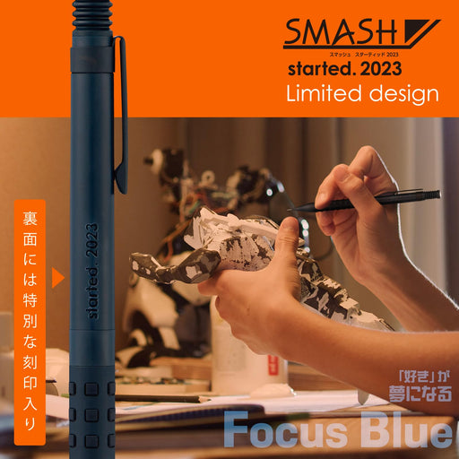 Pentel Smash Limited Focus Blue Mechanical Pencil 0.3mm Q1003-PLS3-Kiichin - The #1 Place for Japanese Goods in Your Hand!