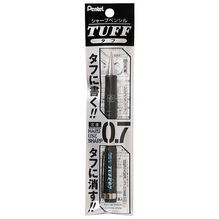 Pentel Tough Xqe7-A 0.7mm Black Mechanical Pencil Pack of 5-Kiichin - The #1 Place for Japanese Goods in Your Hand!