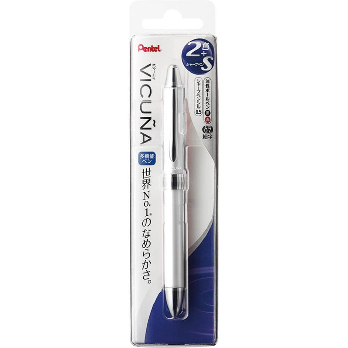 Pentel Vicuna Ex Multifunctional Ballpoint Pen Xbxw1375W White-Kiichin - The #1 Place for Japanese Goods in Your Hand!