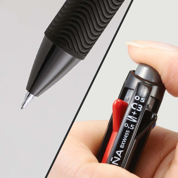 Pentel Vicuna XBXW455A Multifunctional Black Ballpoint Pen-Kiichin - The #1 Place for Japanese Goods in Your Hand!