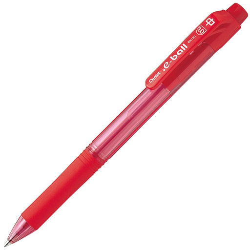 Pentel Dot E-Ball Oil-Based Ballpoint Pen Red 1.0mm 5-Pack Xbk130-B-Kiichin - The #1 Place for Japanese Goods in Your Hand!