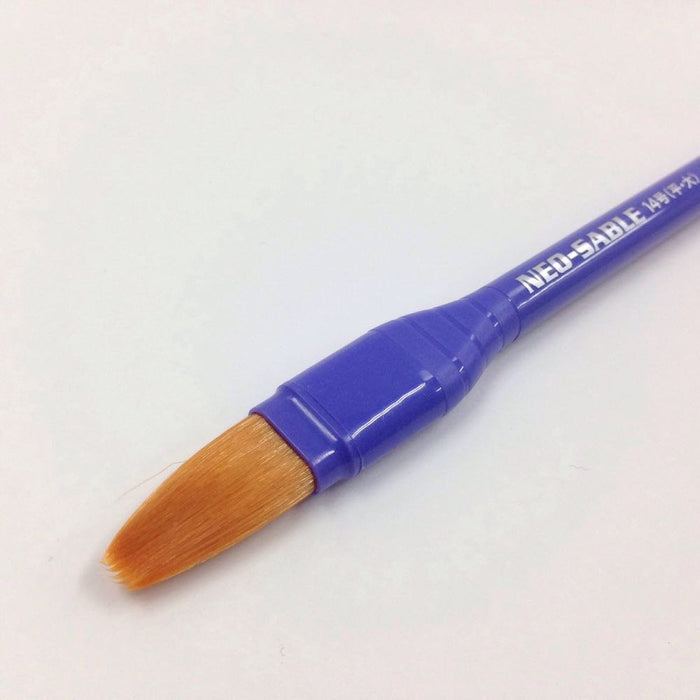 Pentel Efude Neo Sable Flat Paint Brush No.14 Pack of 5-Kiichin - The #1 Place for Japanese Goods in Your Hand!