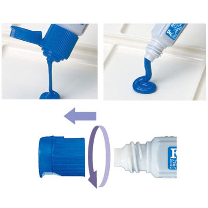 Pentel Watercolor Paint F Set Pack of 5 in Pink Shade - WFCT15 Series-Kiichin - The #1 Place for Japanese Goods in Your Hand!