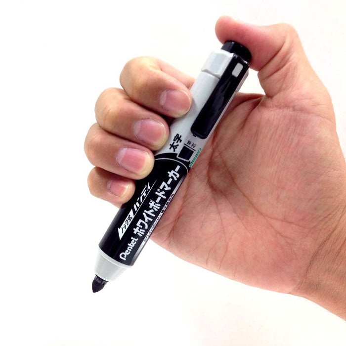 Pentel Blue Ink Retractable Whiteboard Marker Flat Lead MWXN6M-C 10-Pack-Kiichin - The #1 Place for Japanese Goods in Your Hand!