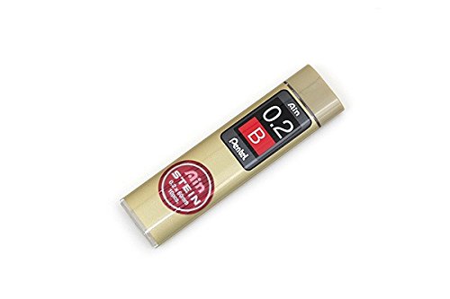Pentel Sharp B 0.2mm Refill Ein Lead Stein - Pack of 10 Pieces-Kiichin - The #1 Place for Japanese Goods in Your Hand!