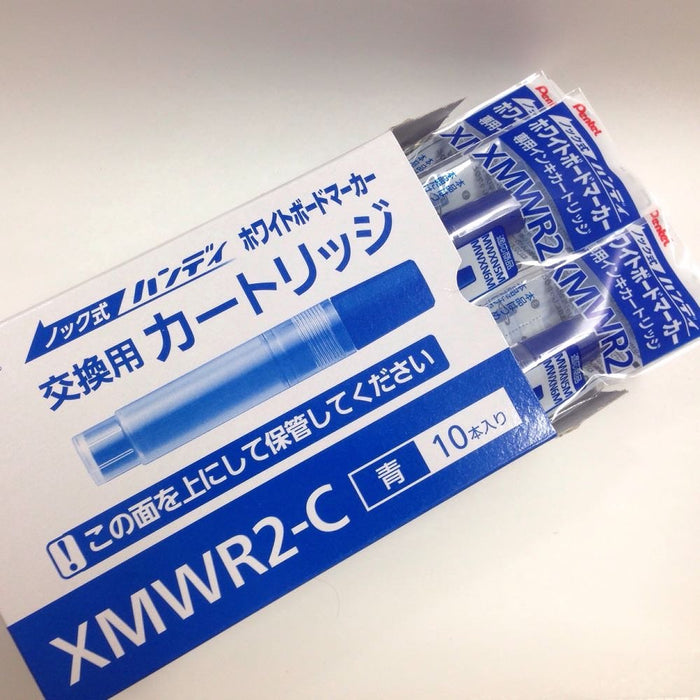 Pentel Blue XMWR2-C Whiteboard Marker Refill Set of 10-Kiichin - The #1 Place for Japanese Goods in Your Hand!