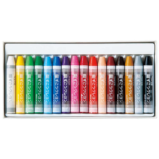 Pentel 16 Colors Zukokurayon Clear Label - Ptcgp1-16 Multicolor Set-Kiichin - The #1 Place for Japanese Goods in Your Hand!