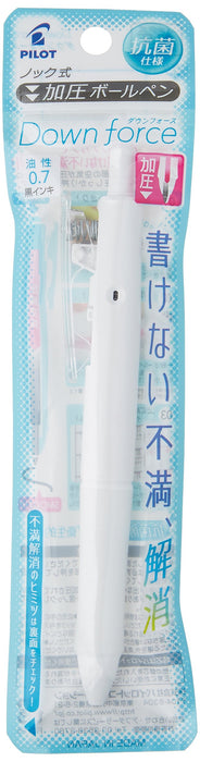 Pilot Downforce R 0.7 Pressurized Ballpoint Pen in White - Bdwr40Fw Model-Kiichin - The #1 Place for Japanese Goods in Your Hand!