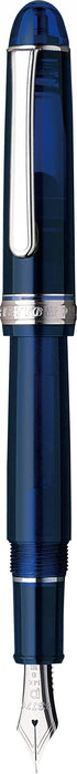 Platinum Fountain Pen #3776 Bold Century Rhodium Chartres Blue Model Pnb-18000Cr-Kiichin - The #1 Place for Japanese Goods in Your Hand!