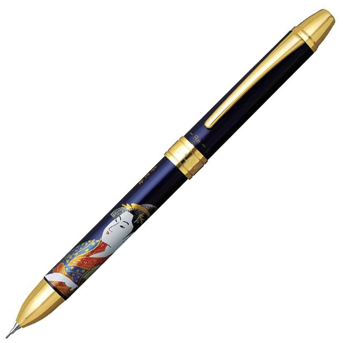 Platinum Fountain Pen Multifunctional Double Action Modern Makie Utamaro Blue Mwb-3000Rm-Kiichin - The #1 Place for Japanese Goods in Your Hand!