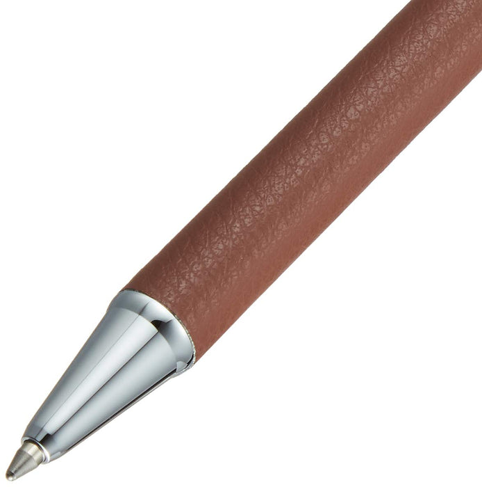 Platinum Fountain Pen Bsl-3400#62 - Genuine Cow Leather Camel - Oil-Based Ballpoint Pen-Kiichin - The #1 Place for Japanese Goods in Your Hand!