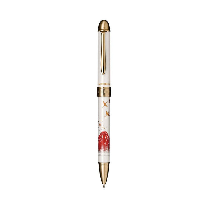 Sailor Makie Fuji White Elegant Composite Multi-Function Fountain Pen 16-0352-210-Kiichin - The #1 Place for Japanese Goods in Your Hand!