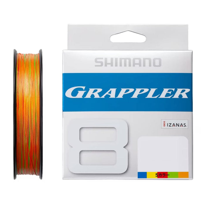 Shimano Grappler 8 Pe 200M 1.5 Line 5 Color Segments 10M Each-Kiichin - The #1 Place for Japanese Goods in Your Hand!