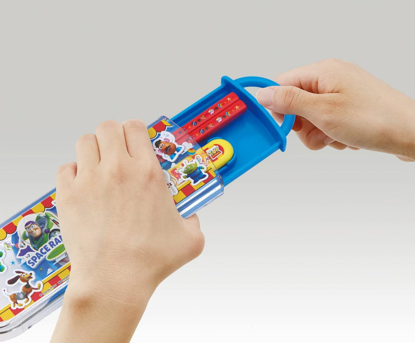 Skater Kids Toy Story 22 Lunch Box Set with Chopsticks and Spoon