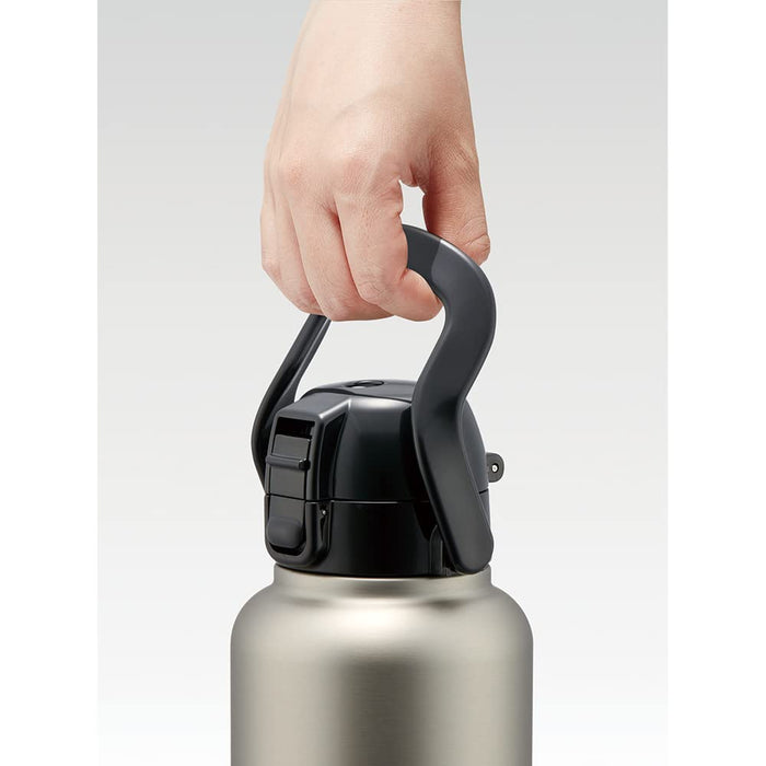 Skater 1500Ml Silver Direct Bottle With Handle Water Bottle Mug STD15H-A