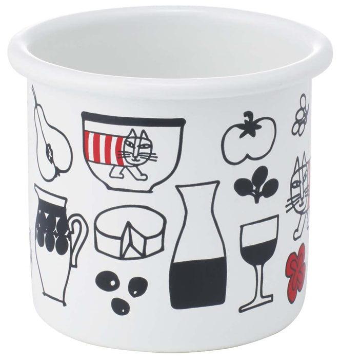 Skater Enamel Mug 380ml Lisa Larson Design Kitchen Enmg4-A